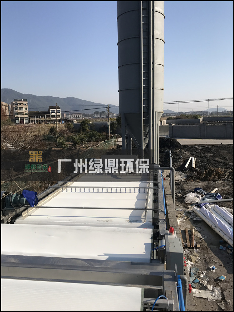 三网带式压滤机调试安装现场 2